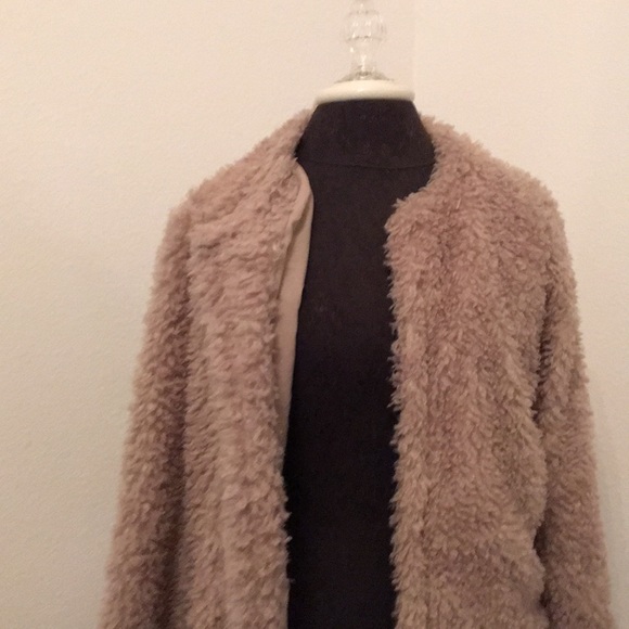 Teddy bear jacket open front - Picture 3 of 3